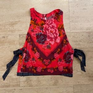 Free People tied sides tank top